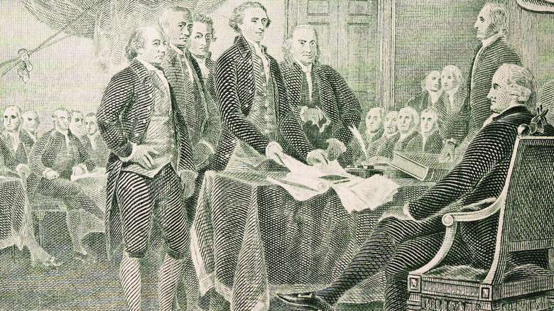 Signing the Declaration of Independence