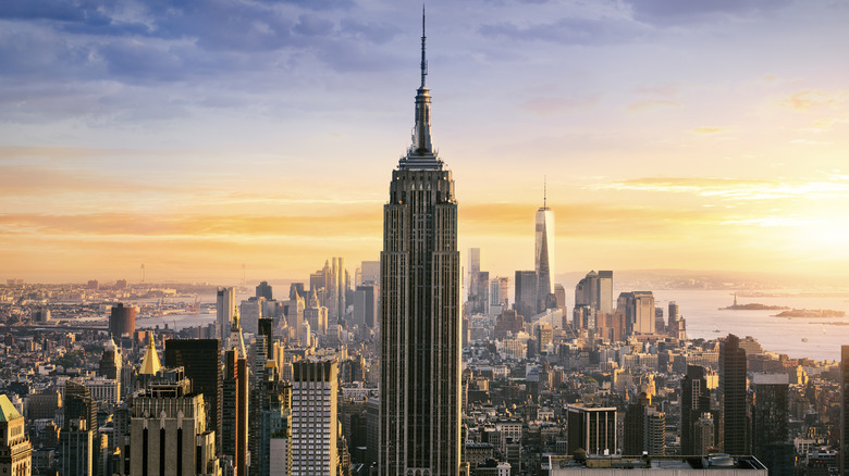 The Empire State Building New York City skyline