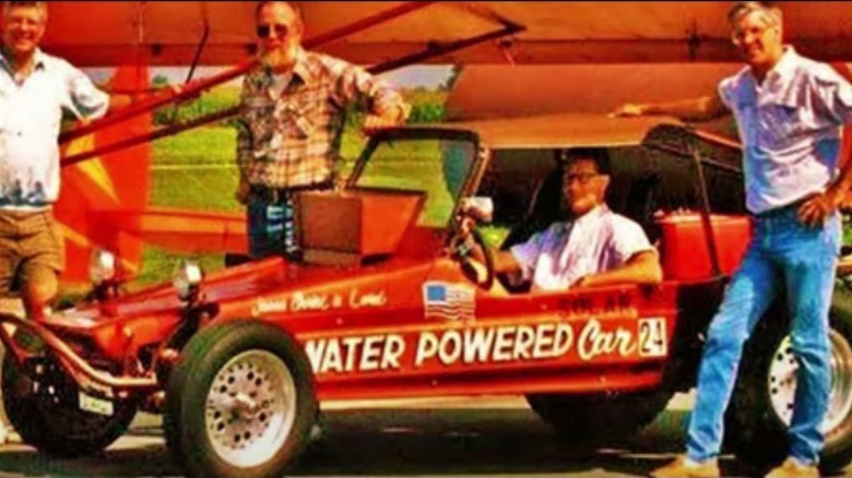 Meyer at the wheel