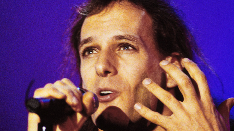 Michael Bolton singing passionately