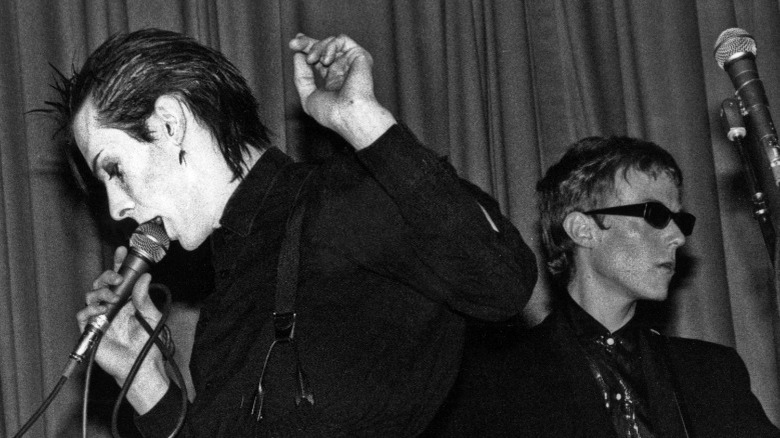 Bauhaus performing in 1980
