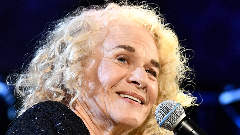 Carole King performing