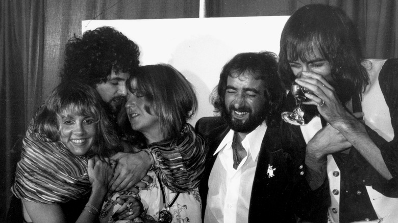 Fleetwood Mac laughing together at event