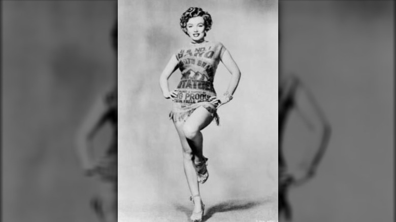 Marilyn Monroe potato sack dress