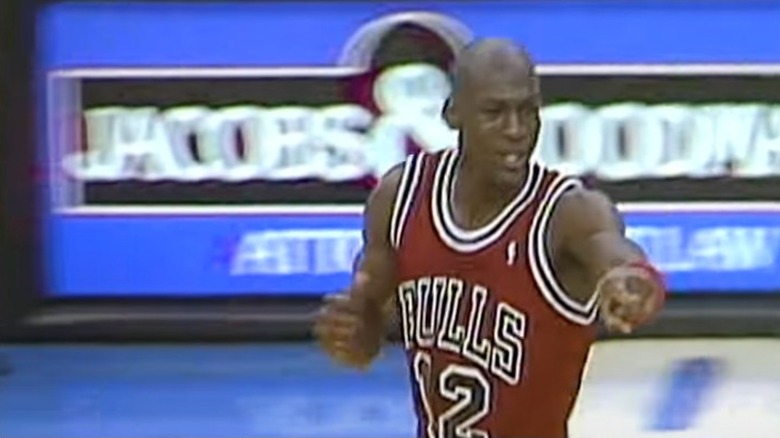 Michael Jordan wearing No. 12