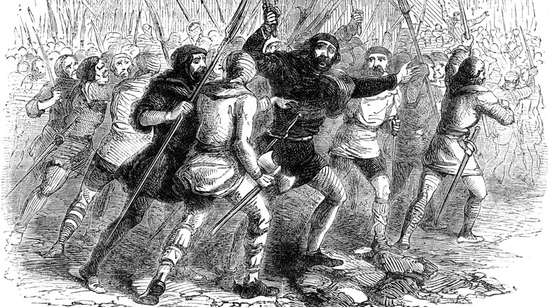 Illustration of Oxford peasant revolt