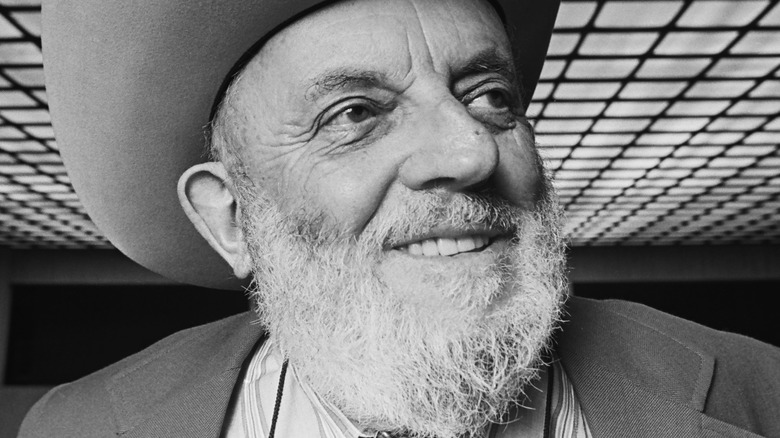 Ansel Adams smiling