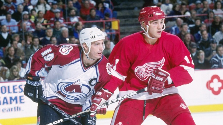 Avalanche and Red Wings in 1996