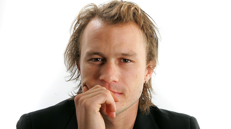 Heath Ledger smiling