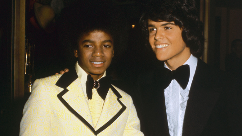 Michael Jackson and Donny Osmond in the 1970s