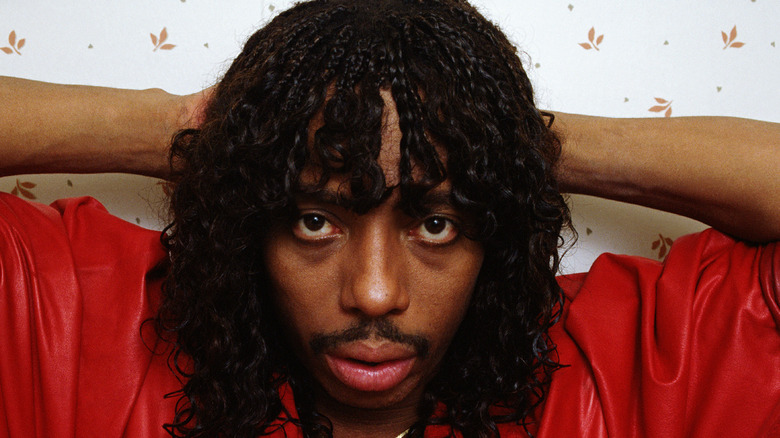 Rick James posing