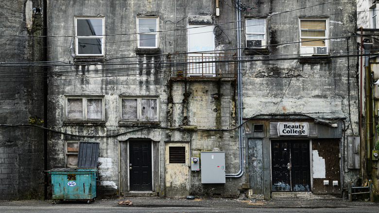 Backstreets in Aberdeen, Washington