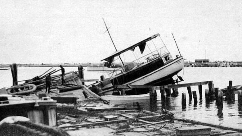 1921 hurricane damage in St. Petersburg