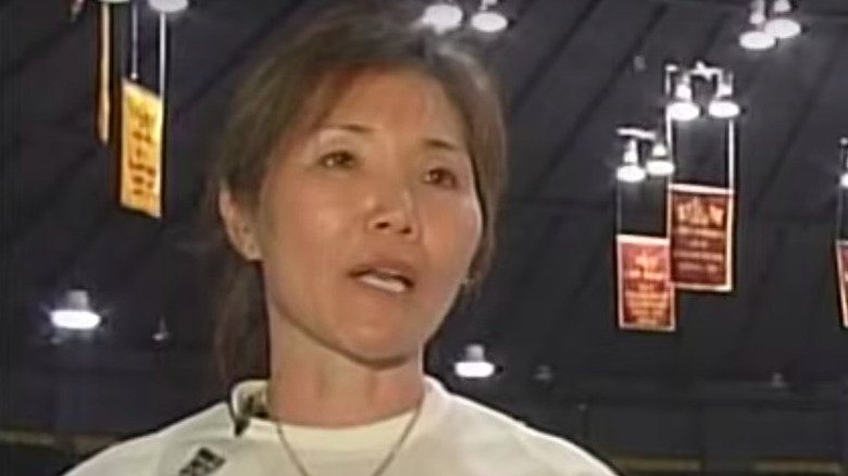 EJ Ok giving interview