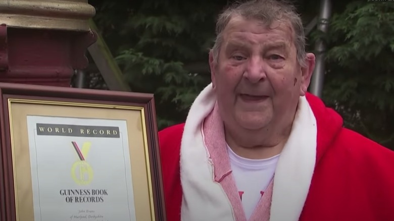 John Evans in Santa attire