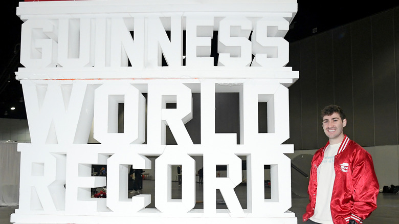 the Guinness World record statue with Airrack