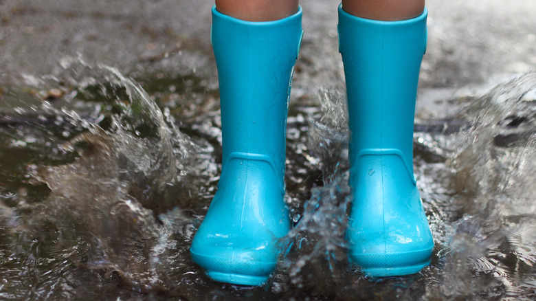 blue boots