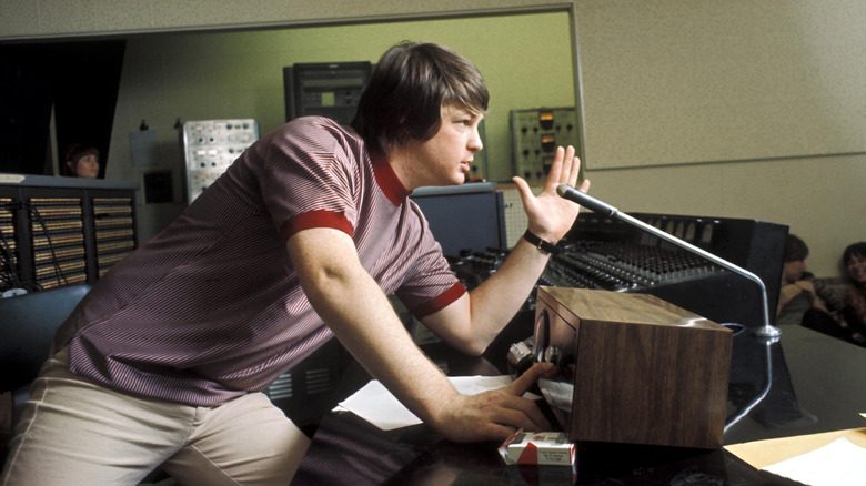 Brian Wilson in the recording studio