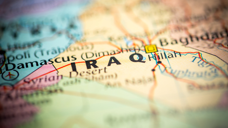 map of Iraq