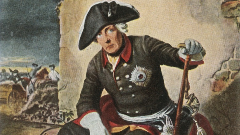 Frederick II in battle