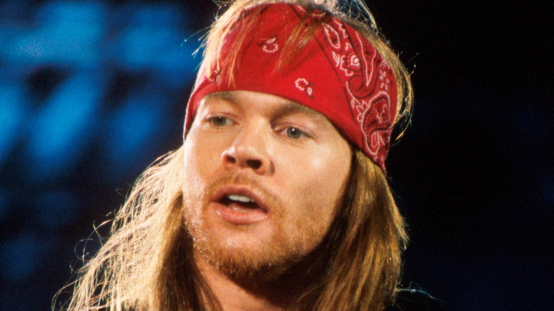 Axl Rose on stage