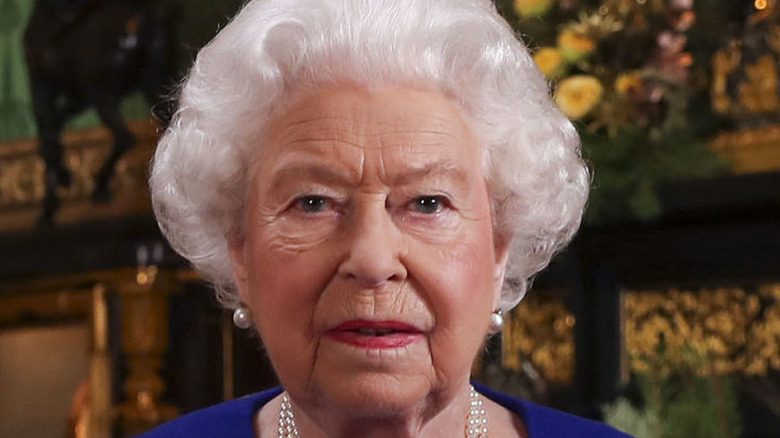 the queen during her Christmas speech