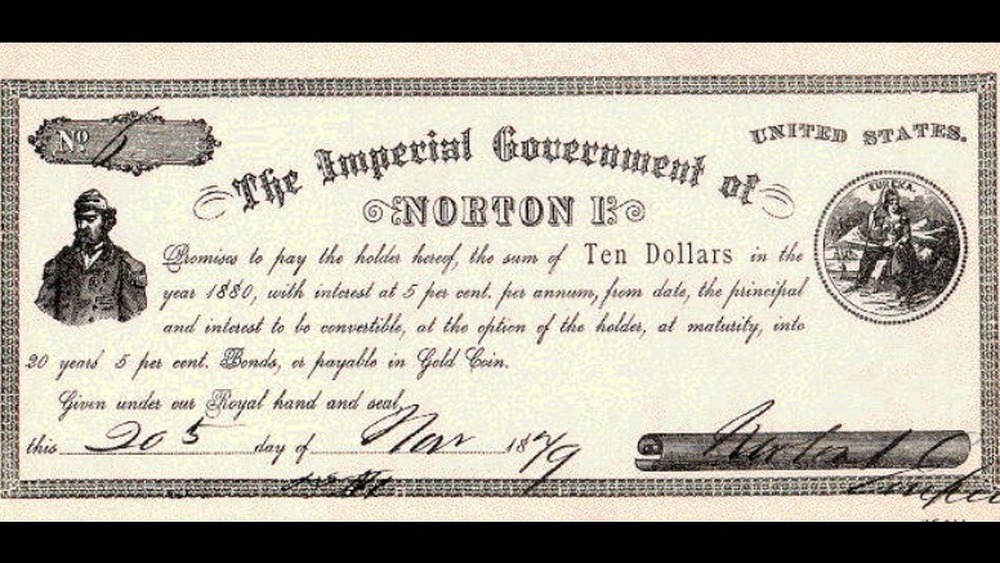 A ten dollar Norton Note