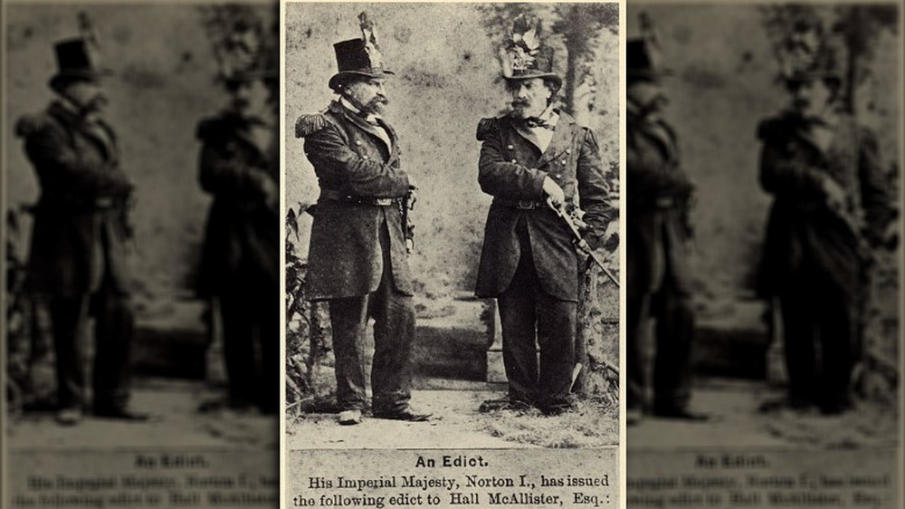 An edict from Emperor Norton I