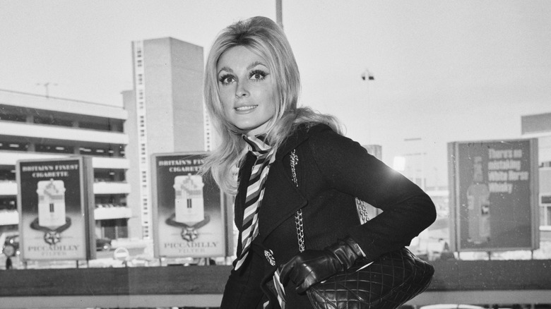 sharon tate at london airport 1966