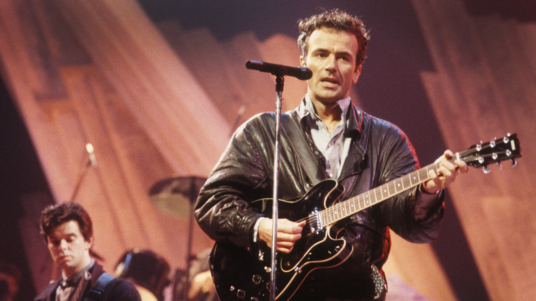 The Stranglers playing on stage