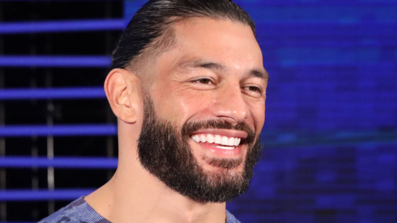 Roman Reigns smiling