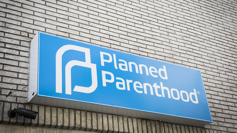 Planned Parenthood sign