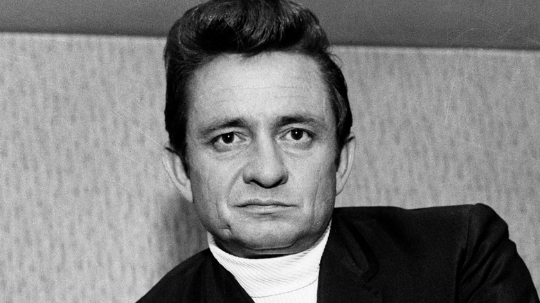 Johnny Cash with pompadour