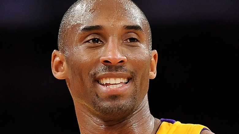 Kobe Bryant smiling