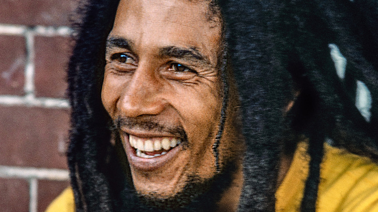 Bob Marley smiling