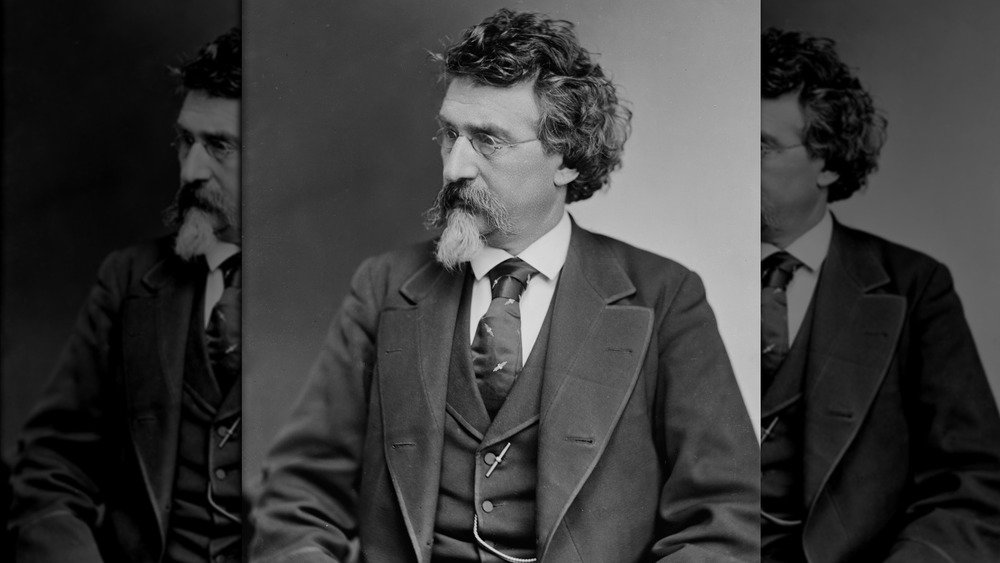 A photograph of famous American photographer Mathew Brady.