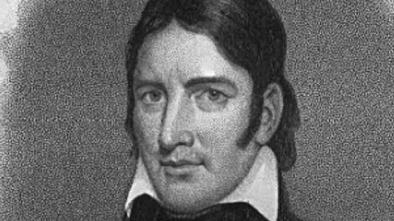 Portrait of Davy Crockett