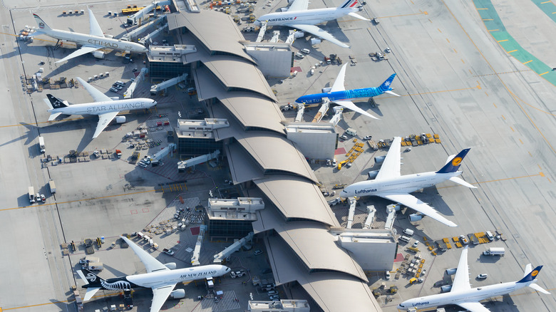 parked planes