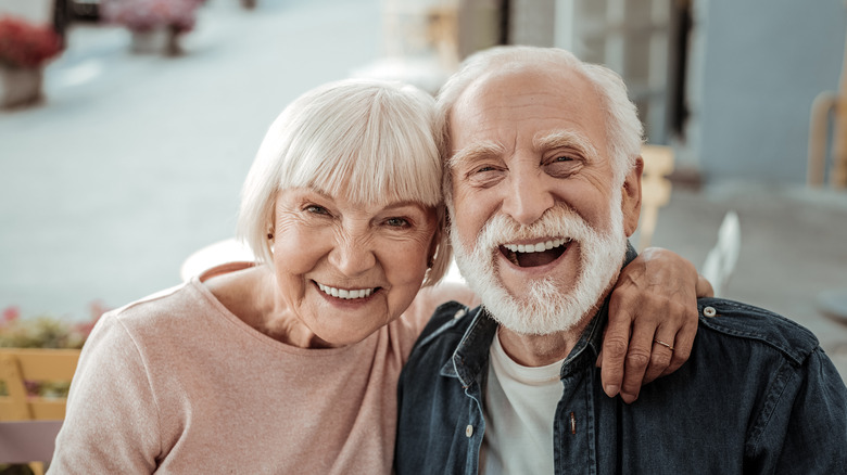 elderly couple