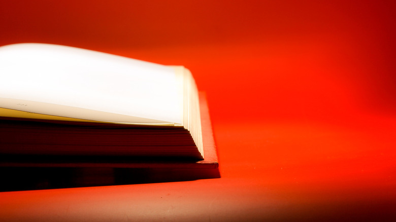 The bible on a table