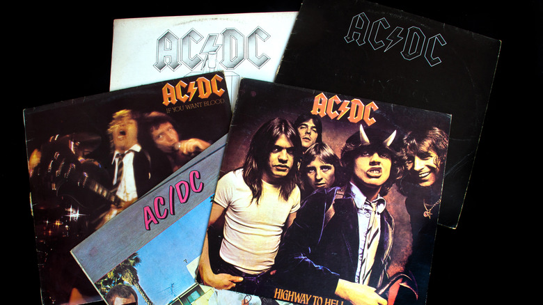 AC/DC vinyl records