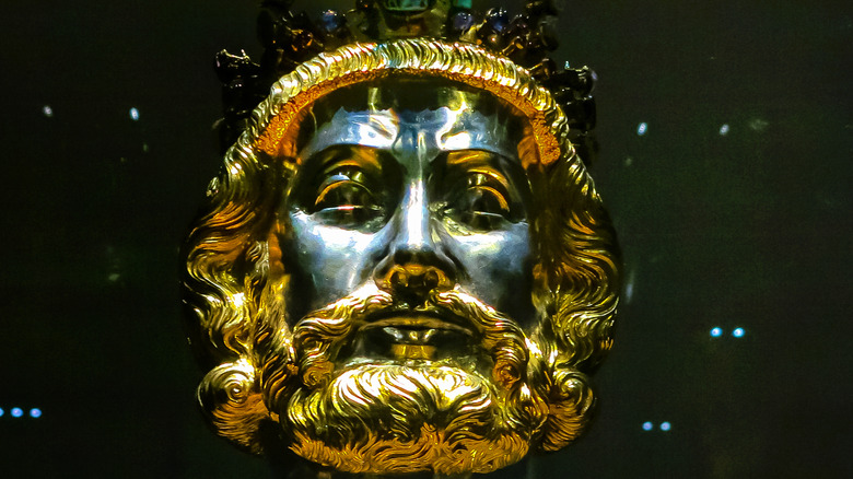 A statue of Charlemagne from 1350