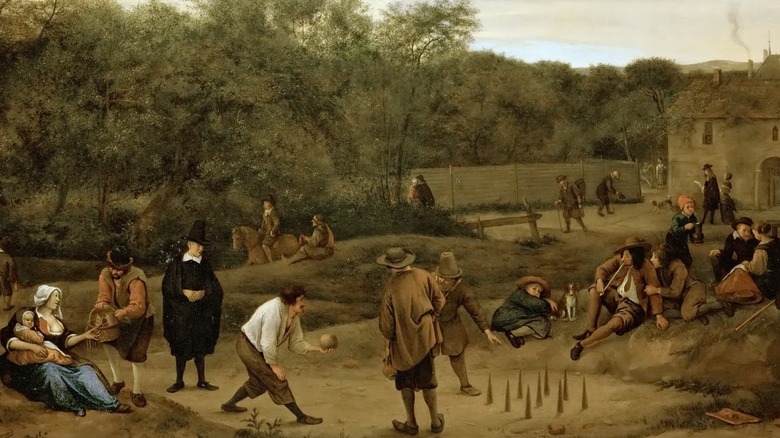Jan Steen The Bowling Game