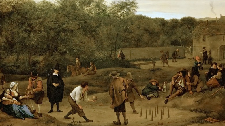 Jan Steen The Bowling Game