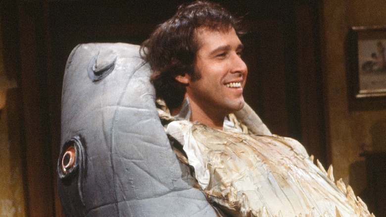 Chevy Chase land shark costume SNL