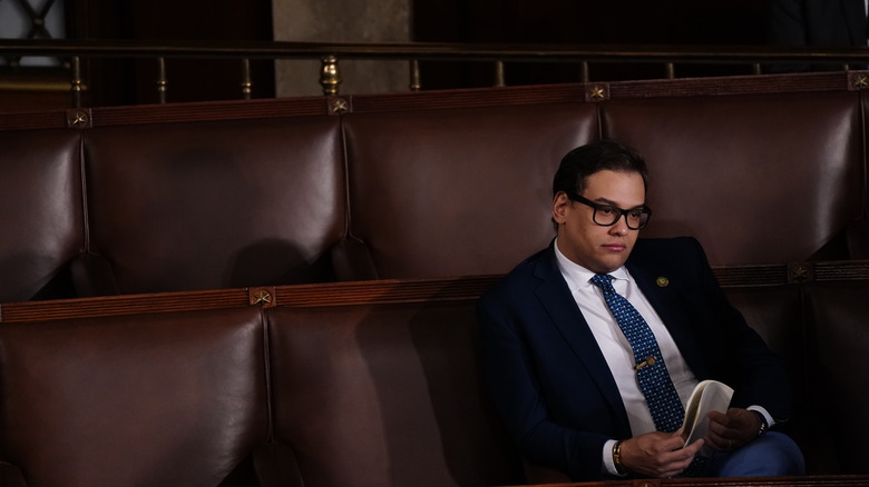 George Santos sitting in Congress