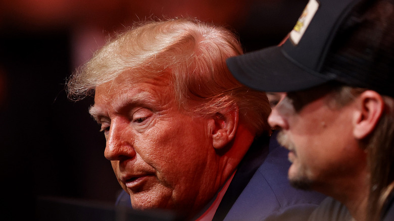 Kid Rock hanging out with Donald Trump