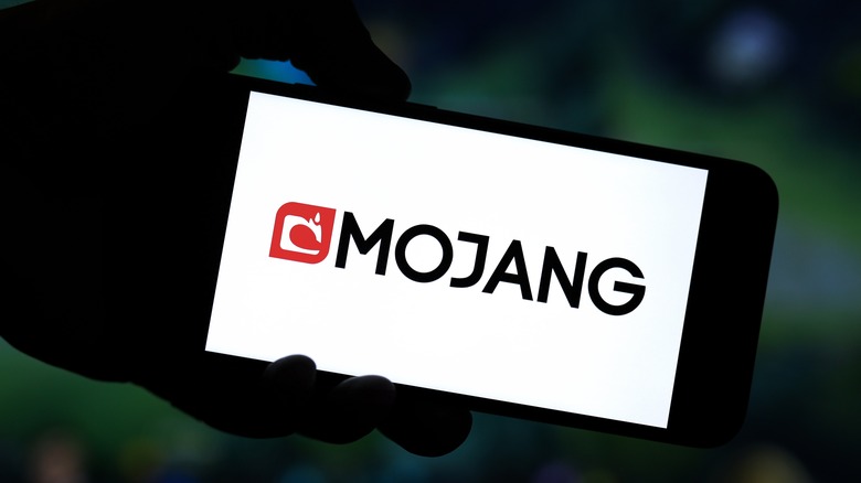 Mojang title screen