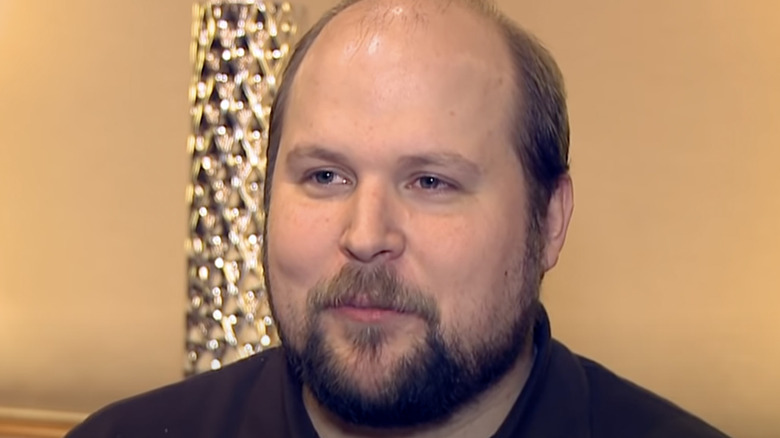 Markus Persson grimacing