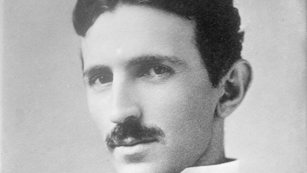 Nikola Tesla in 1890 at age 34